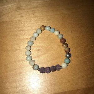Our beautiful blues and neutral color bracelet